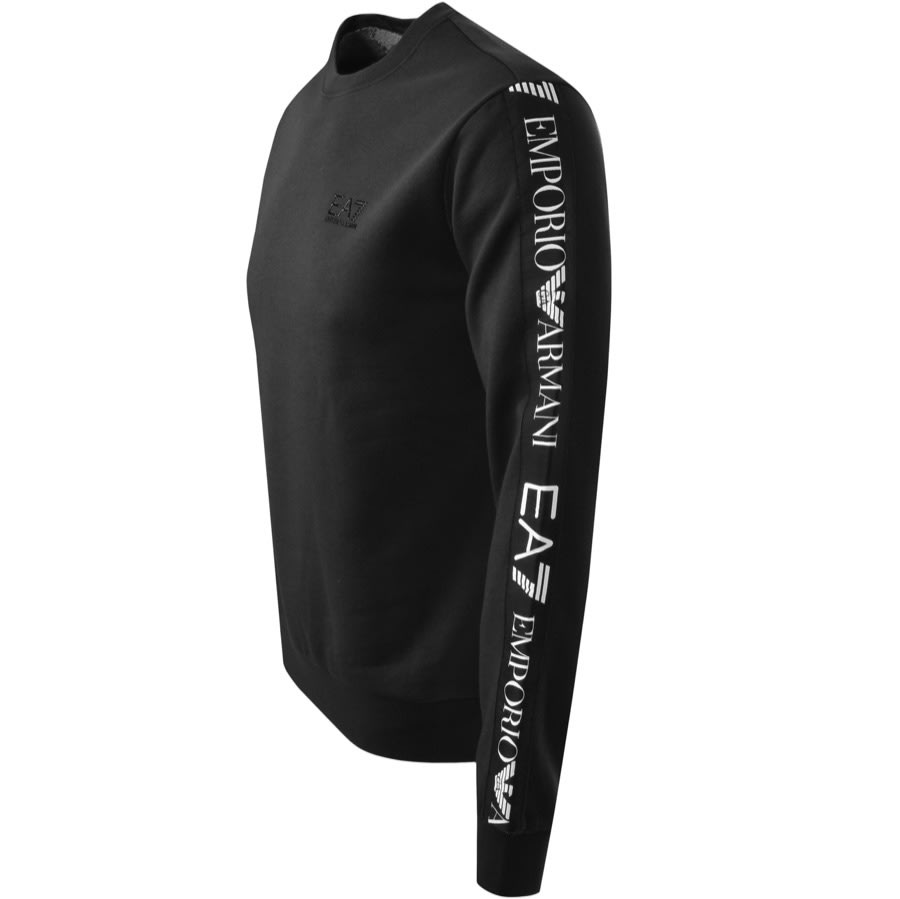 Alternative Image for ProductEA7 Emporio Armani Taped Logo Sweatshirt Black3